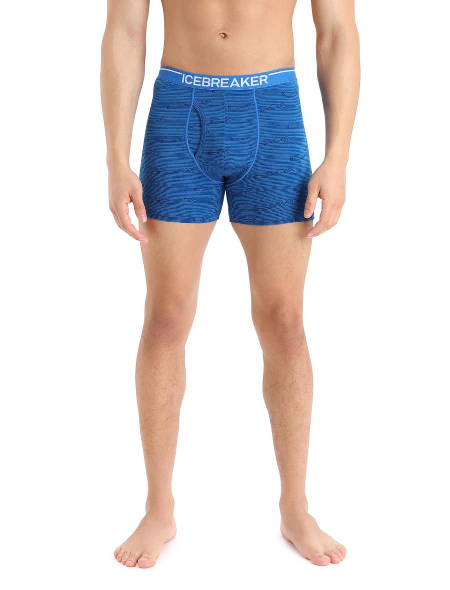 Icebreaker Merino Anatomica Boxers With Fly Miesten Alusvaatteet Laivastonsininen | FI 1304SGLO